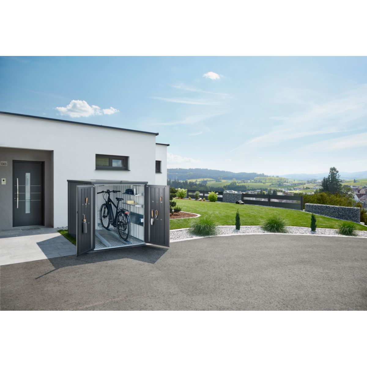 Biohort MiniGarage Gr. L dunkelgrau-metallic Bild 1