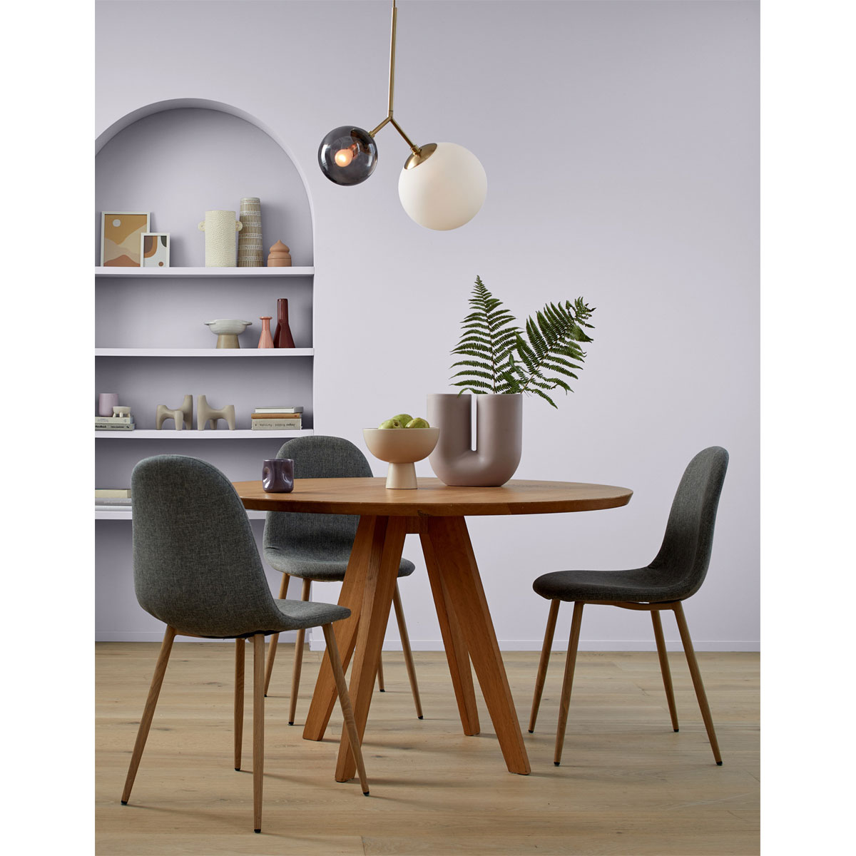 Alpina Innenfarbe pure farben 2,5 L Grauviolett matt Bild 2