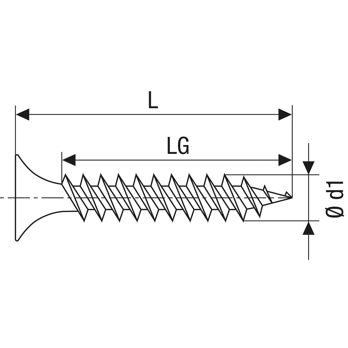 Gix Trockenbauschraube A Trompetenkopf 3,9 x 45 mm 500 Stück Bild 2
