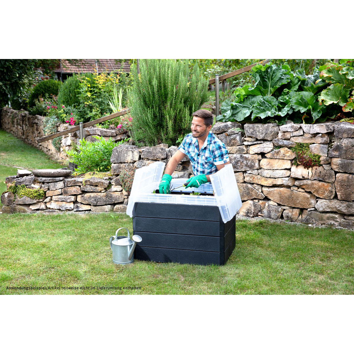 Garantia Frühbeet-Aufsatz Ergo Quadro M für Hochbeet-System Bild 5