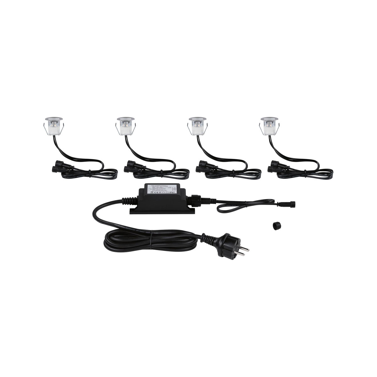 Paulmann  Outdoor Link Light Set BodenEBL 4x0,6W IP67 3000K 12V Bild 2