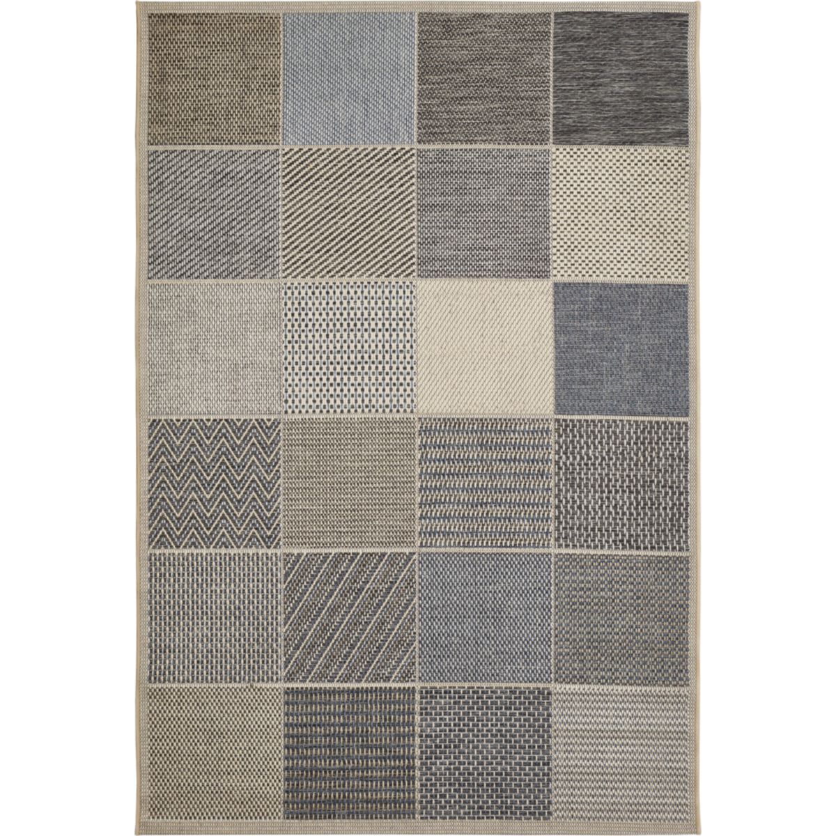 andiamo Teppich Sedona 80x150 cm Kästchen multi
