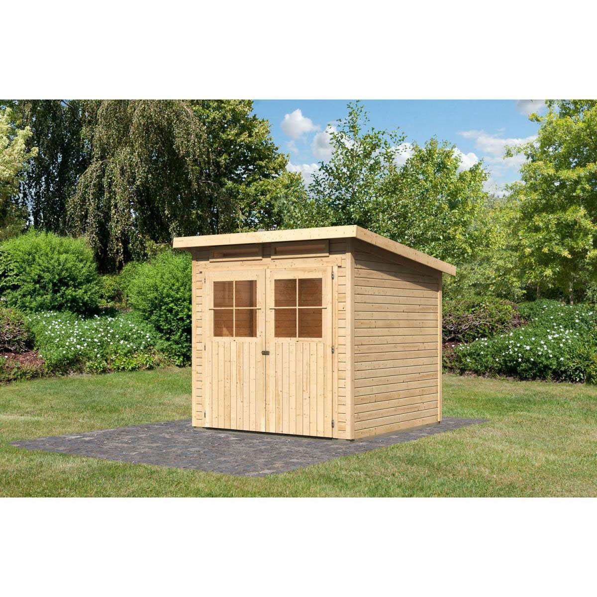 Karibu Gartenhaus Glücksburg 3