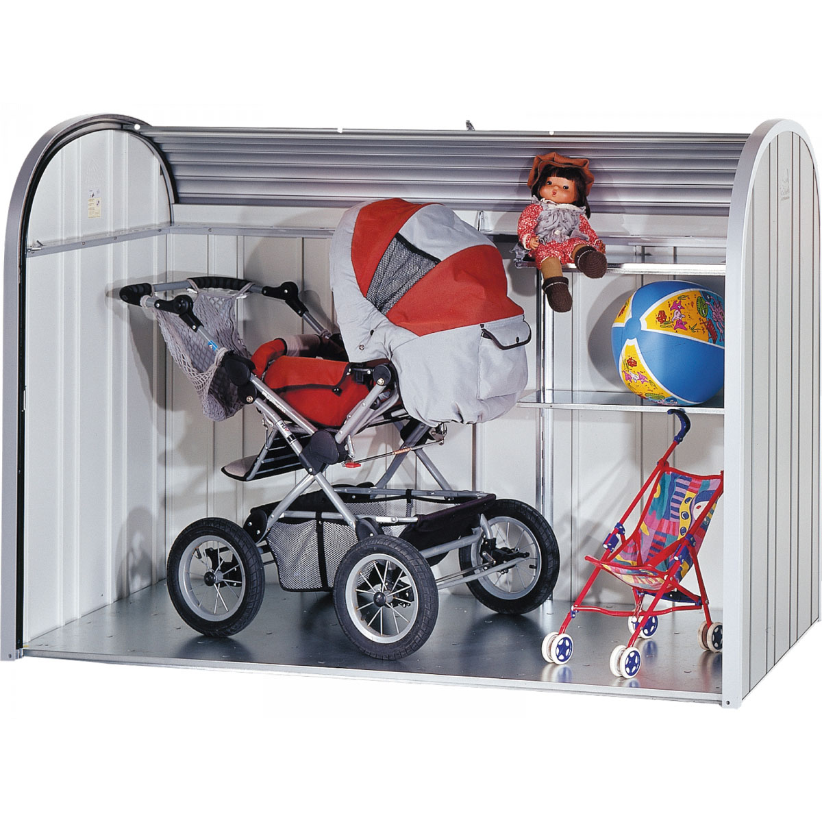 Biohort Universalbox StoreMax quarzgrau 163 x 120 x 78 cm Bild 5