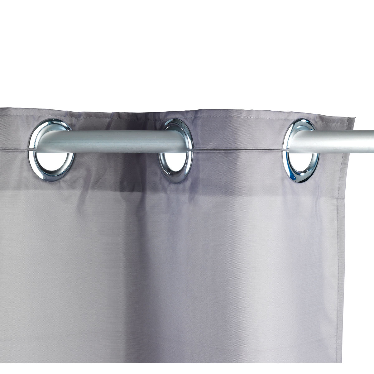 Wenko  Duschvorhang Comfort Flex Grau Textil Polyester 180 x 200 cm waschbar Bild 5