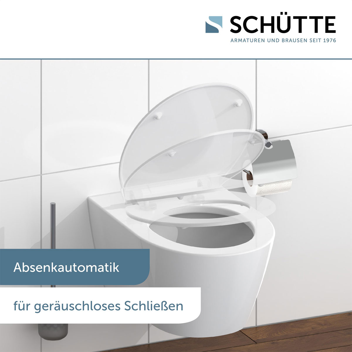 Schütte Duroplast WC-Sitz SLIM WHITE mit Absenkautomatik und Schnellverschluss Bild 7