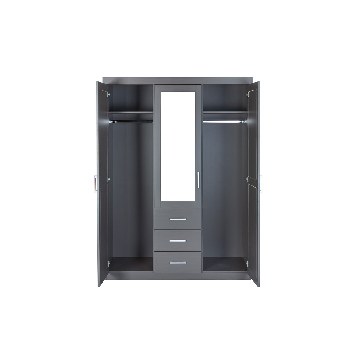 Inter Link Kassettentürschrank „Norwin“, 3-Türen, grau Bild 2