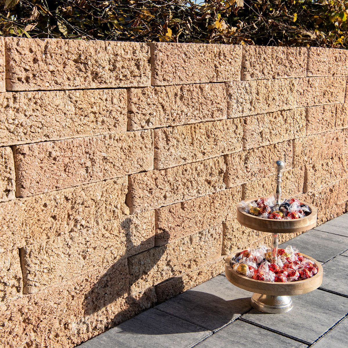 Diephaus  Mauerstein Rude Terracotta 40 x 15 x 10 cm Bild 2