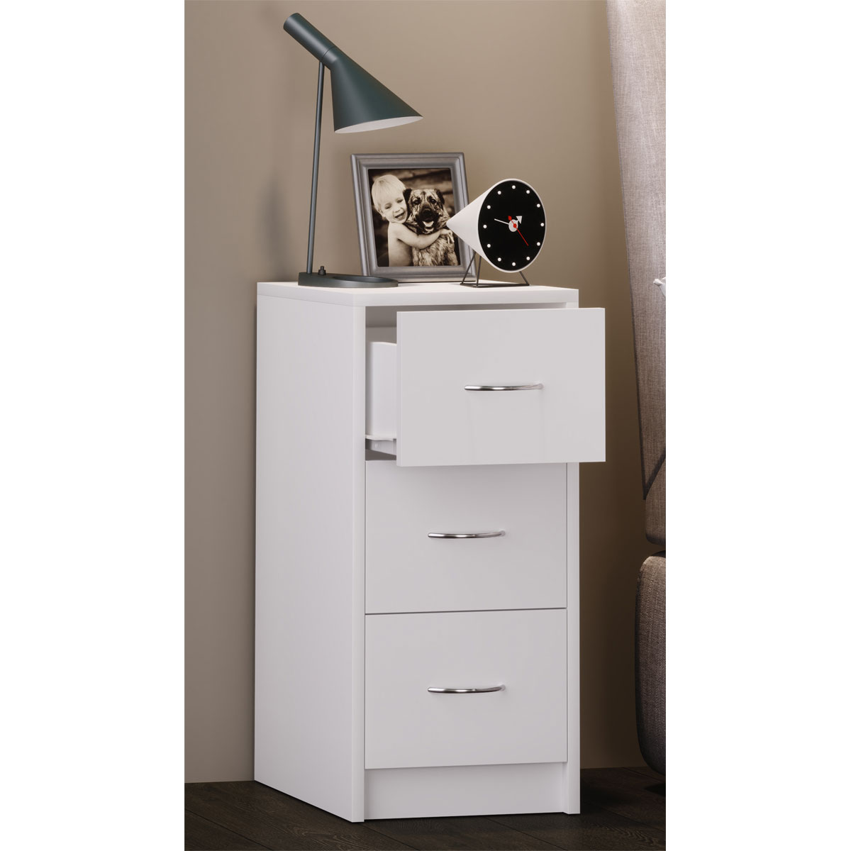 Nachttisch Boxal Maxi Buche/silber Bild 2