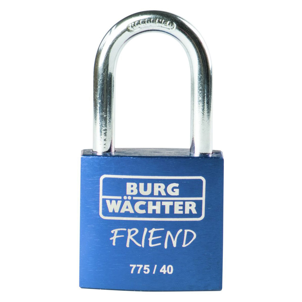 Burg Wächter Zylinder-Vorhängeschloss 775 40 35 39,6 x 76,6 x 15,8 mm blau