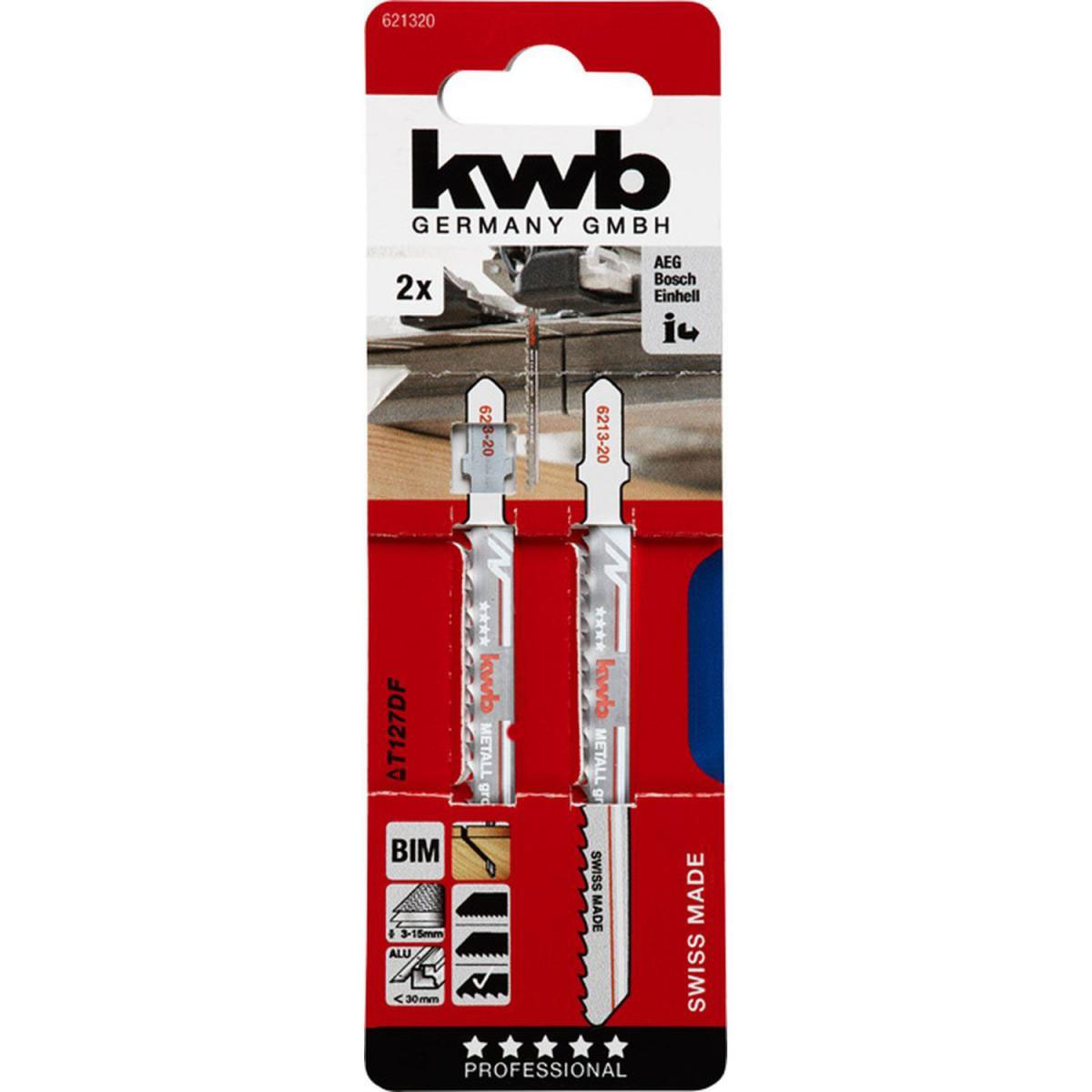 kwb  Stichsägeblätter Metallbearbeitung grob S20 Bild 2