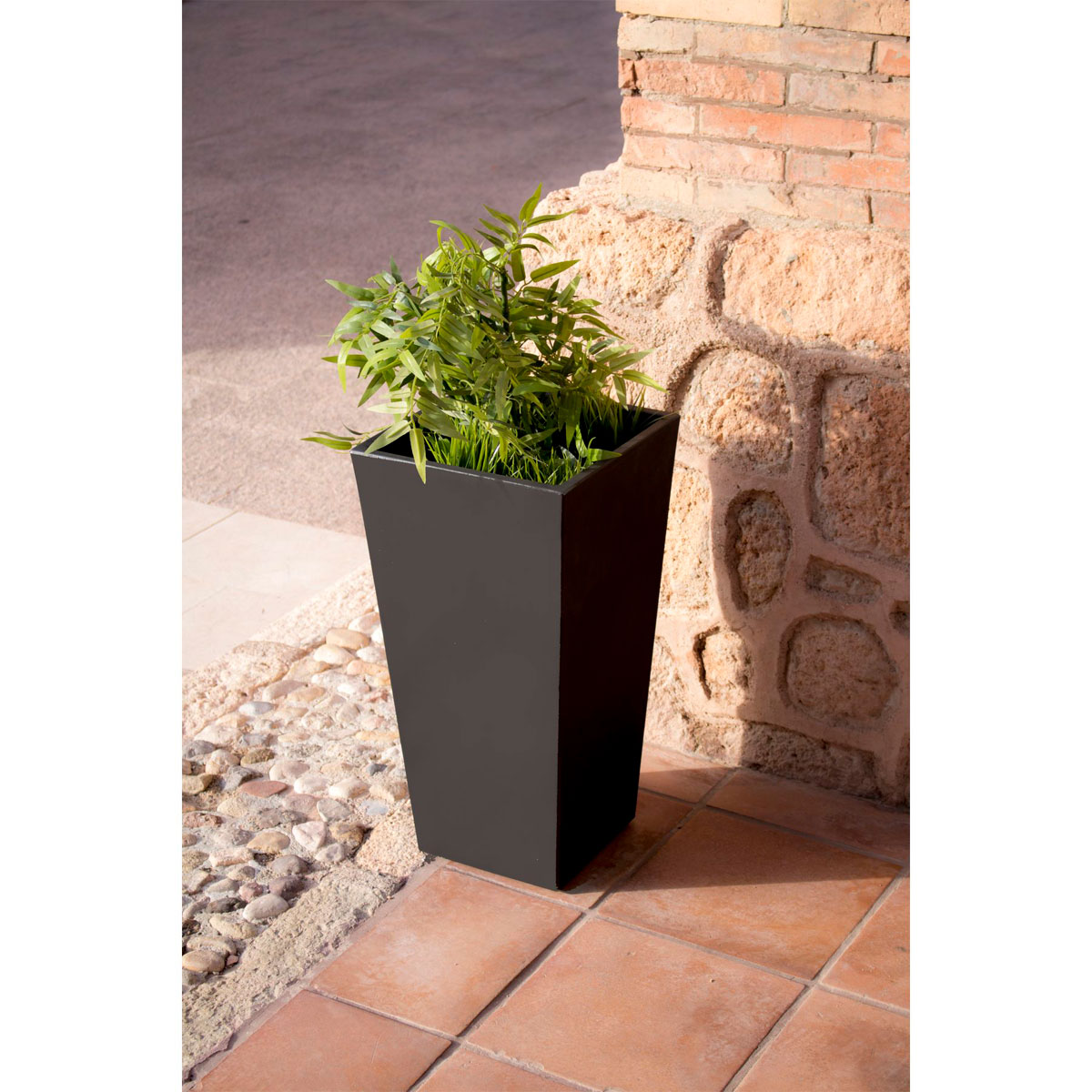 NewGarden Blumentopf Melisa 40 Ø40 cm schwarz Bild 2