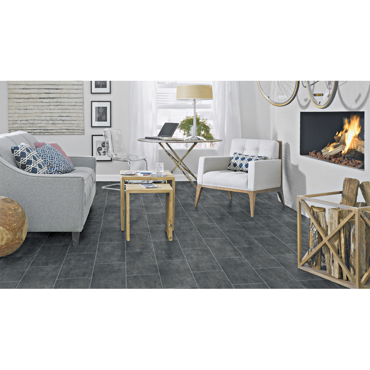 CV-Bodenbelag Living anthrazit 4 m Bild 4