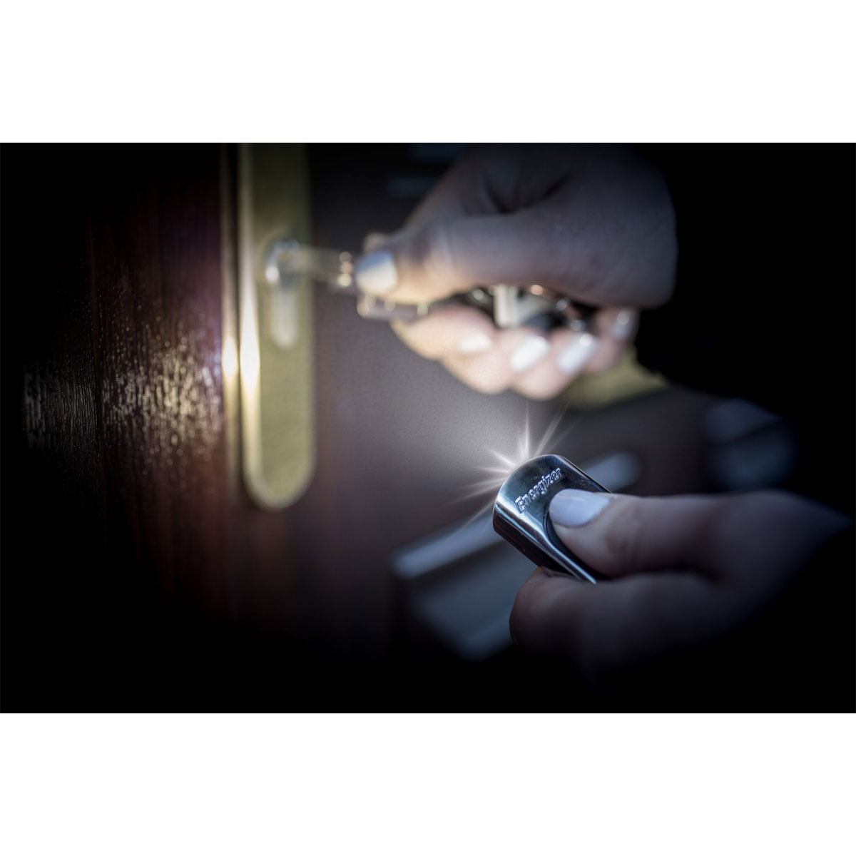 Energizer LED-Taschenlampe Keychain silber Bild 3