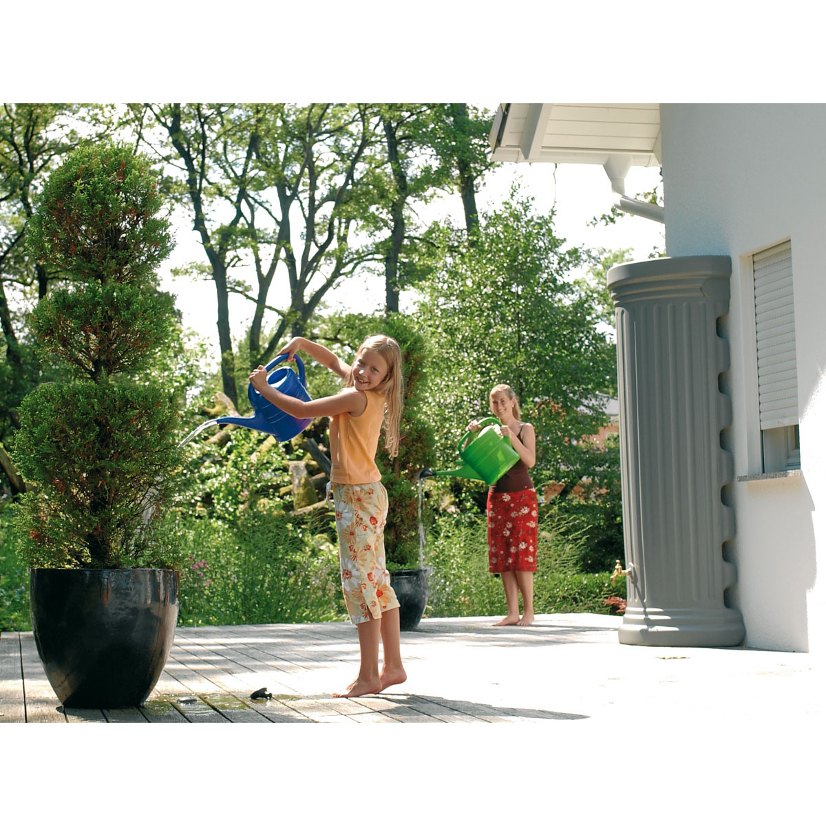 Garantia Säulenwandtank grau 550 L Bild 2