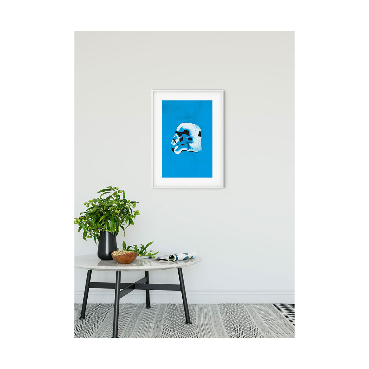 Komar  Wandbild Star Wars Classic Helmets Stormtrooper 30x40 cm