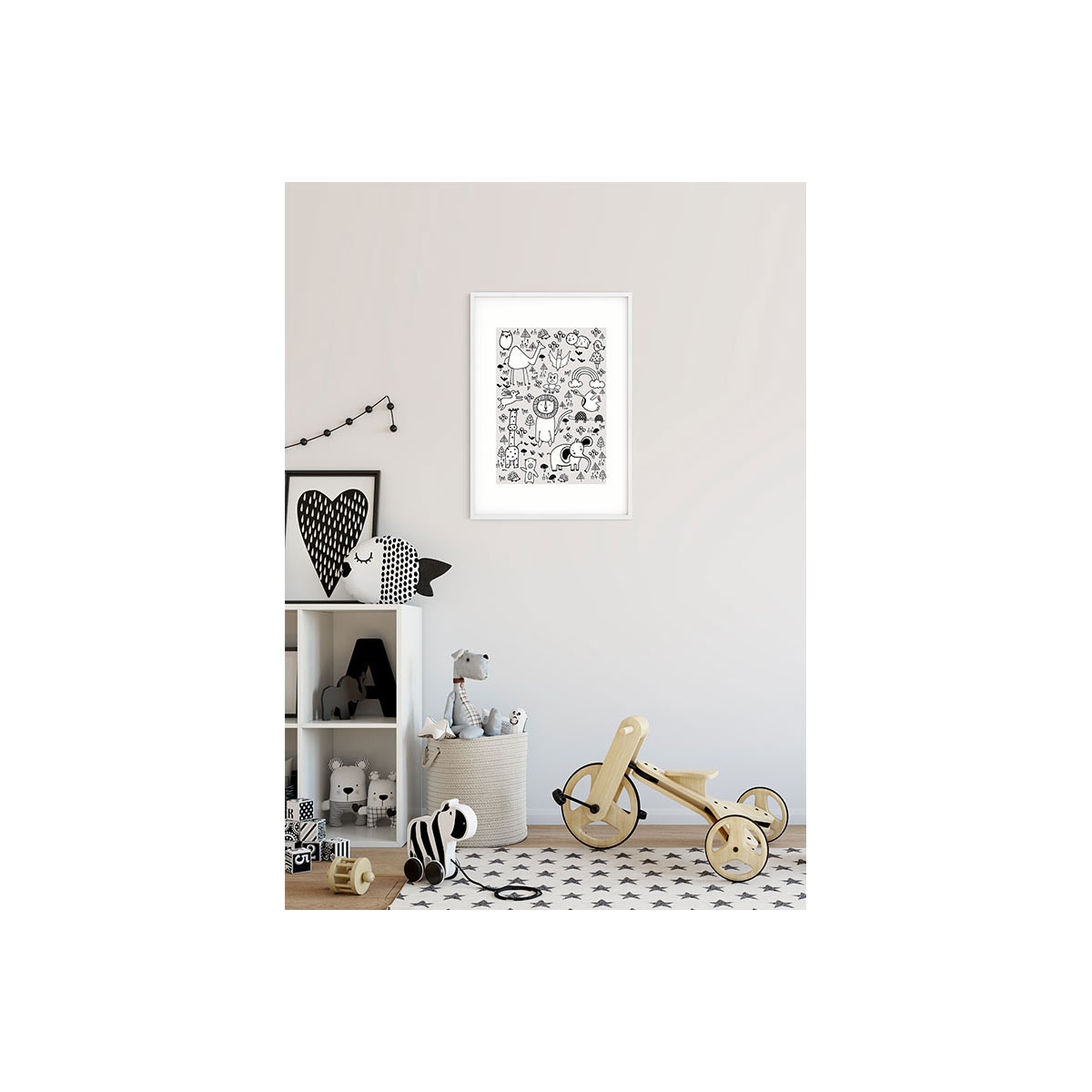 Komar  Wandbild Scribble Park 50x70 cm Bild 4