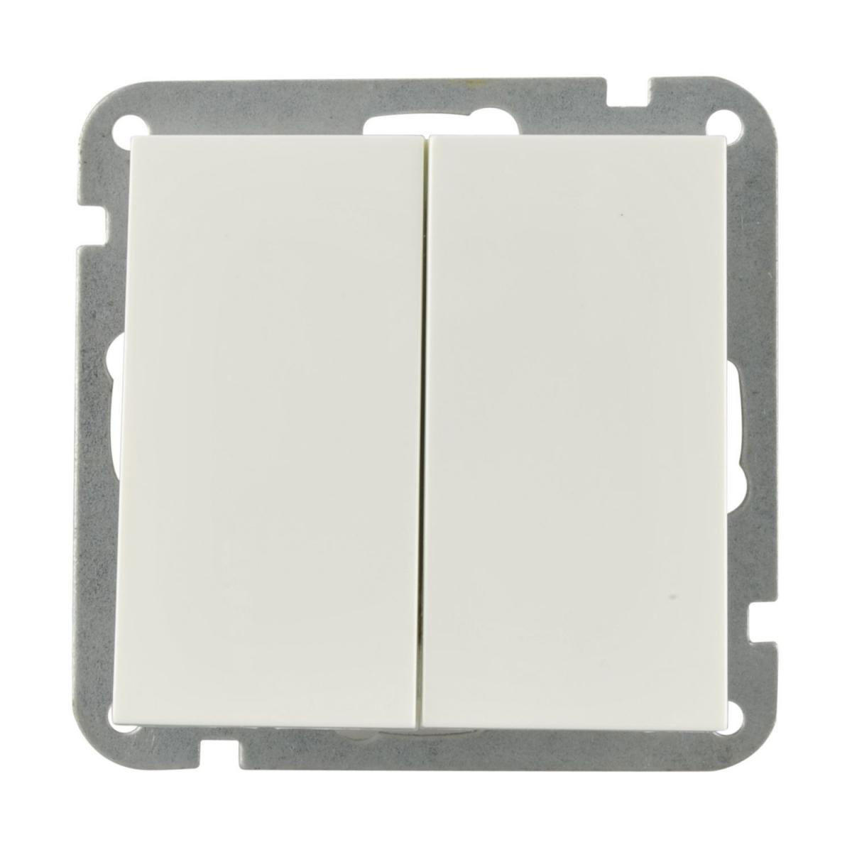 Serienschalter Melbourne alpinweiß Serie 701