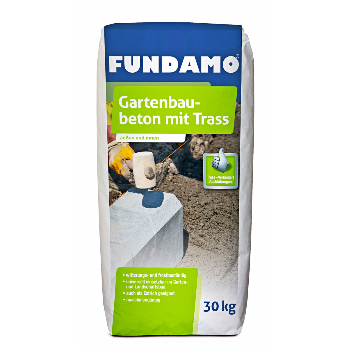 Fundamo  Gartenbaubeton mit Trass 30 kg