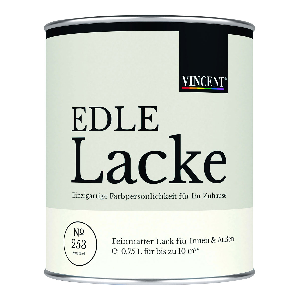 Vincent Edle Lacke Muschel feinmatt 750 ml