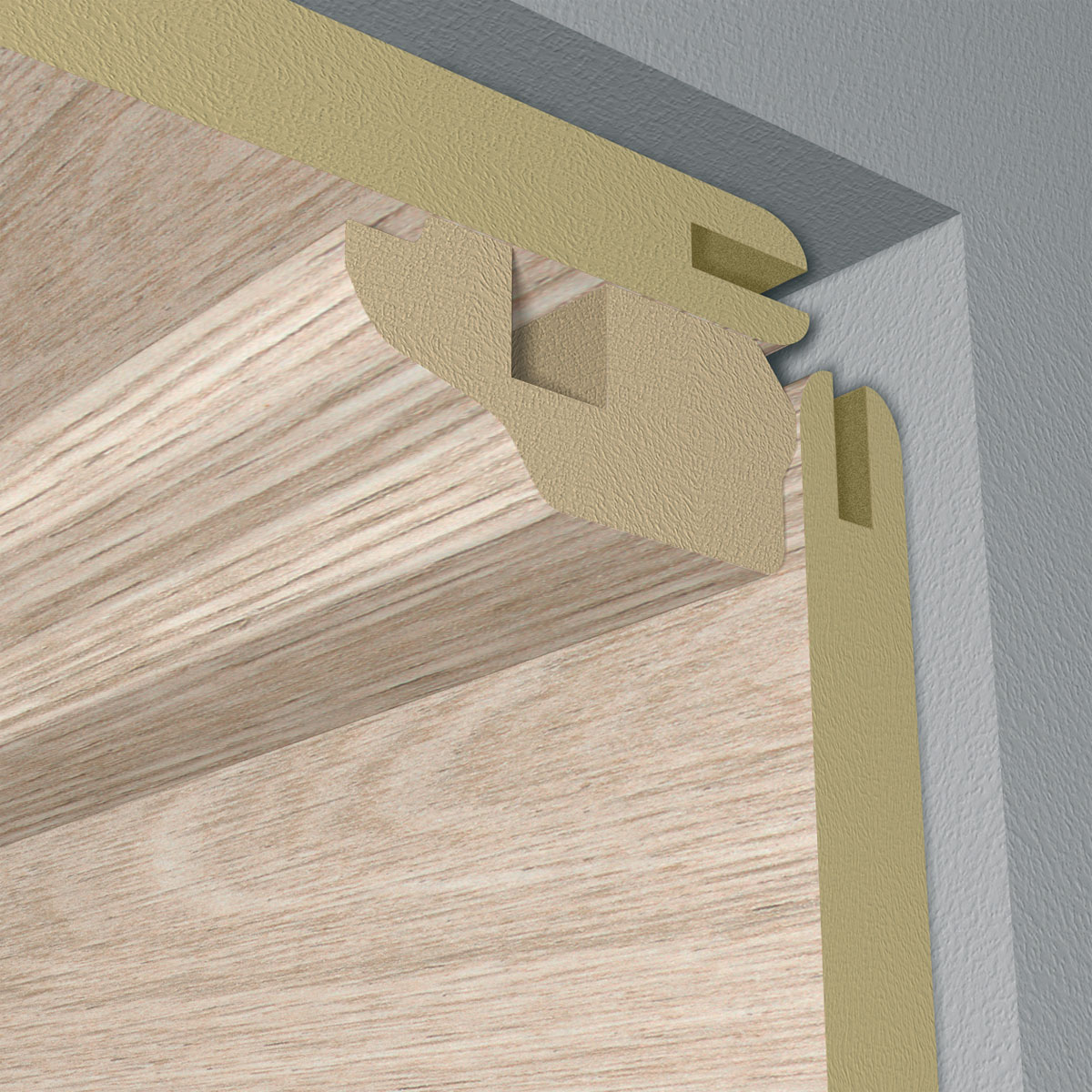 Deckenleiste Eiche natur 2,6 m