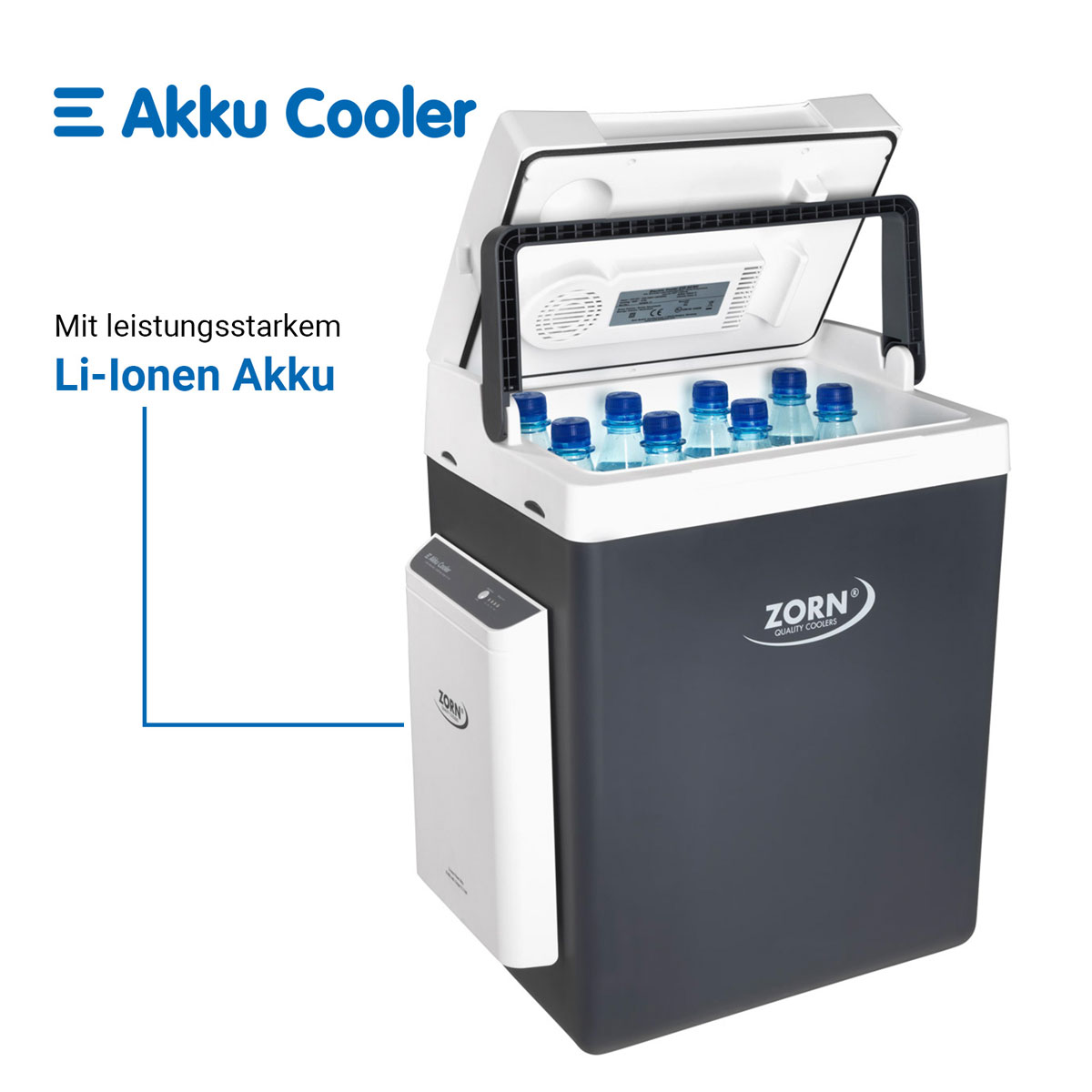 Zorn Akku-Kühlbox ZE32 30 L 12/230 V grau Bild 11