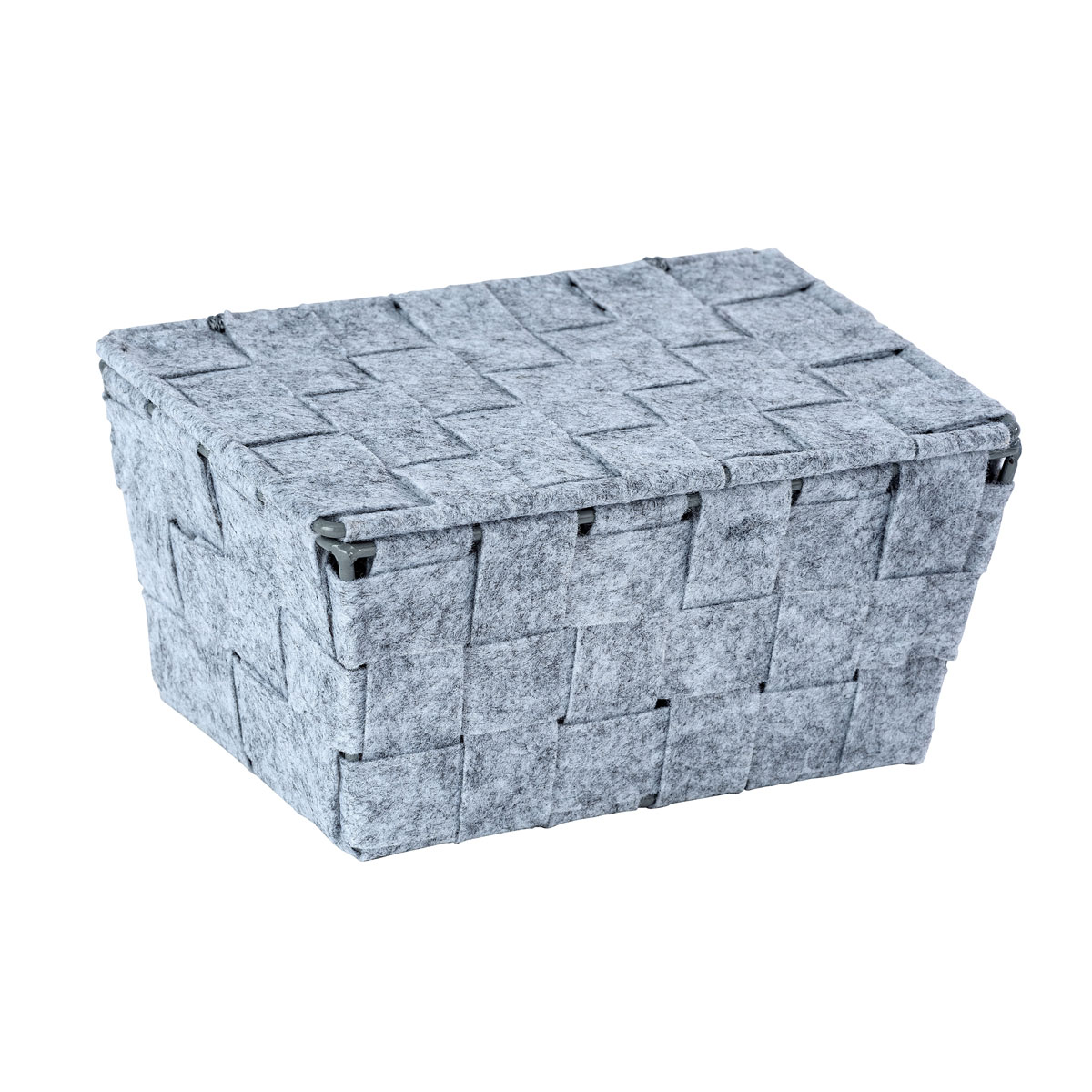 Wenko Aufbewahrungskorb Adria Grau mini Bild 1