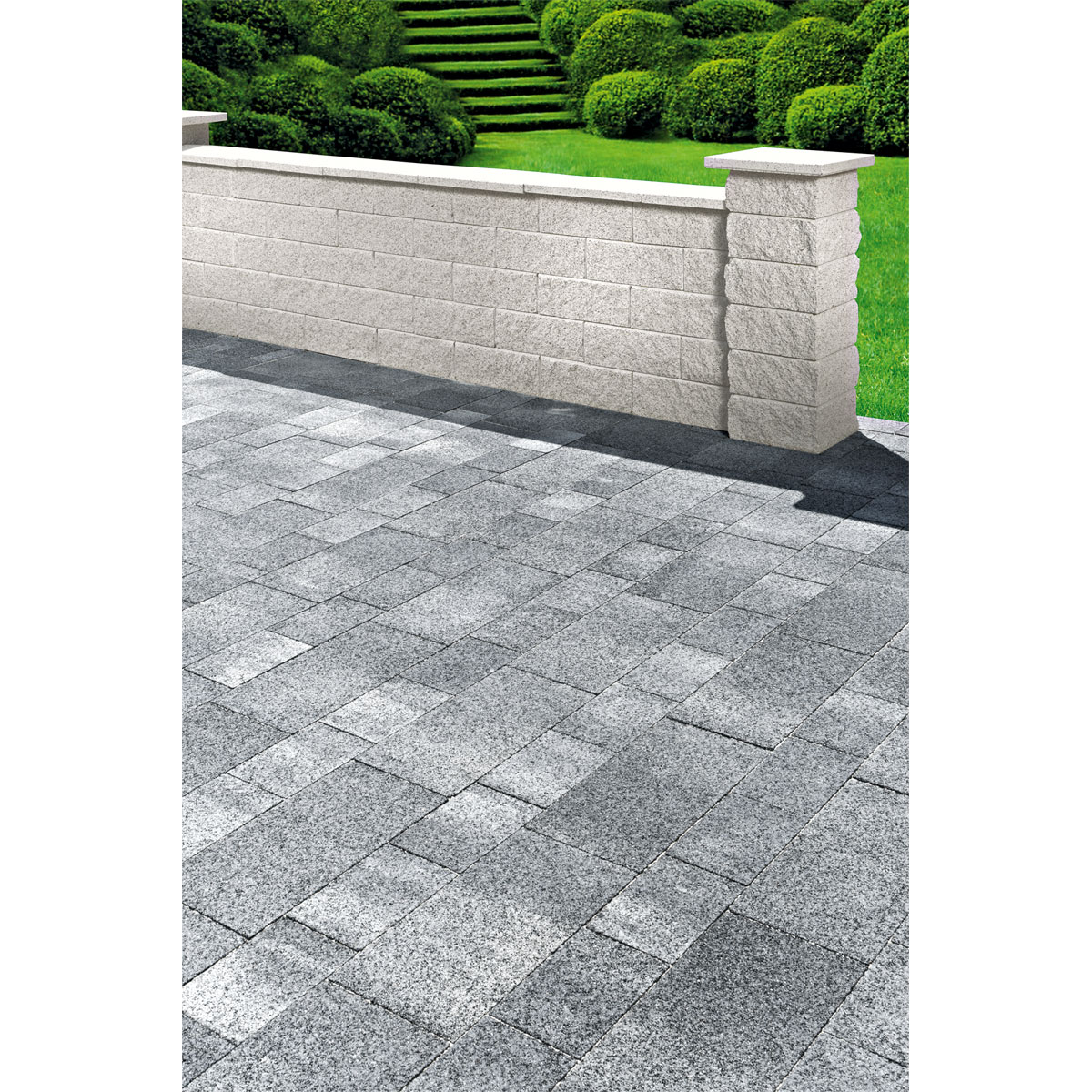 Pflaster Allee diamant grau anthrazit melange 16 x 24 x 8 cm  Bild 6