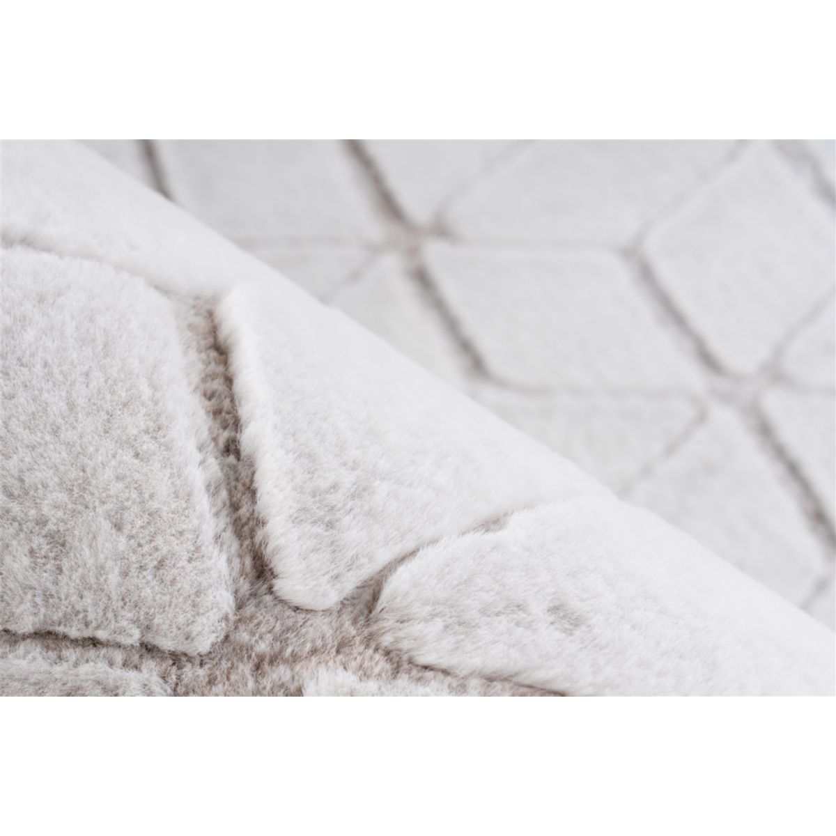 Vivica 125 Weiß / Taupe 120cm x 160cm Bild 3