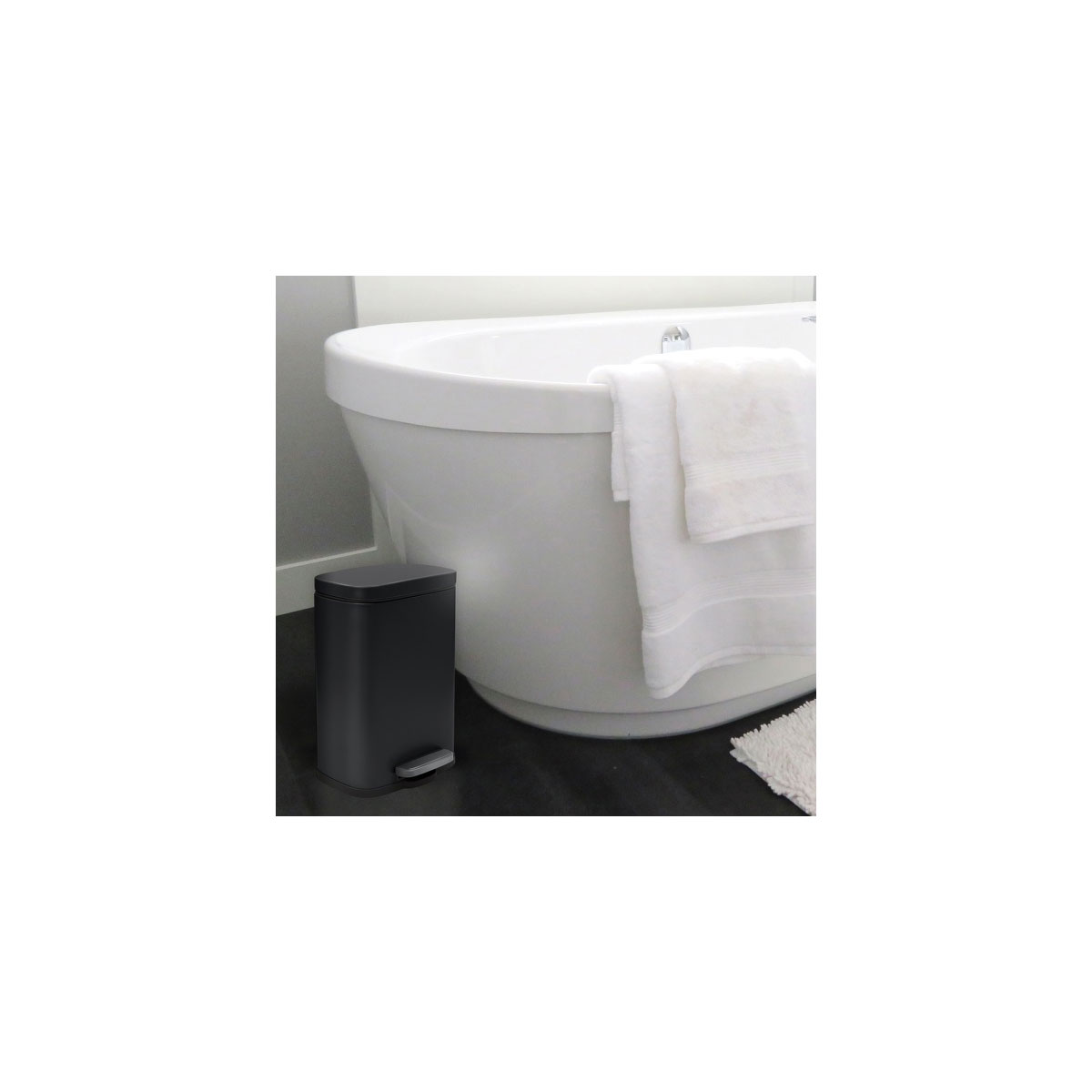 Treteimer AKIRA matt-black 5 L Bild 6