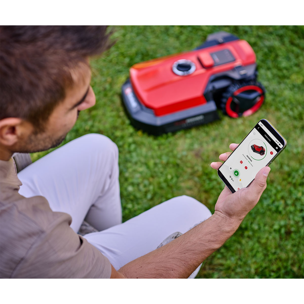 Einhell Mähroboter FREELEXO 500 inkl. Ladegerät und 2,5 Ah Plus Akku Bild 10