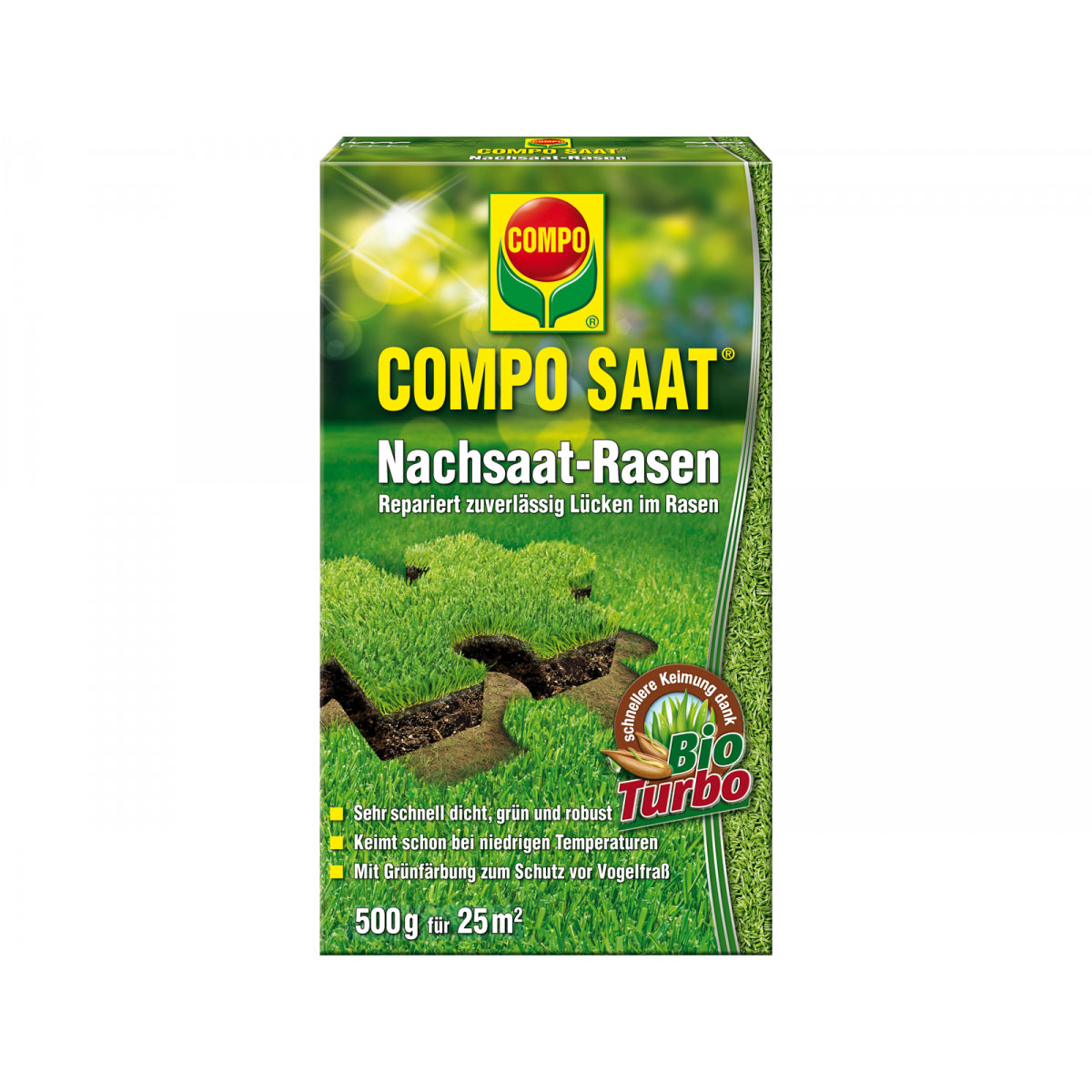 Compo SAAT Nachsaat-Rasen 500 g für 25 m² Bild 2