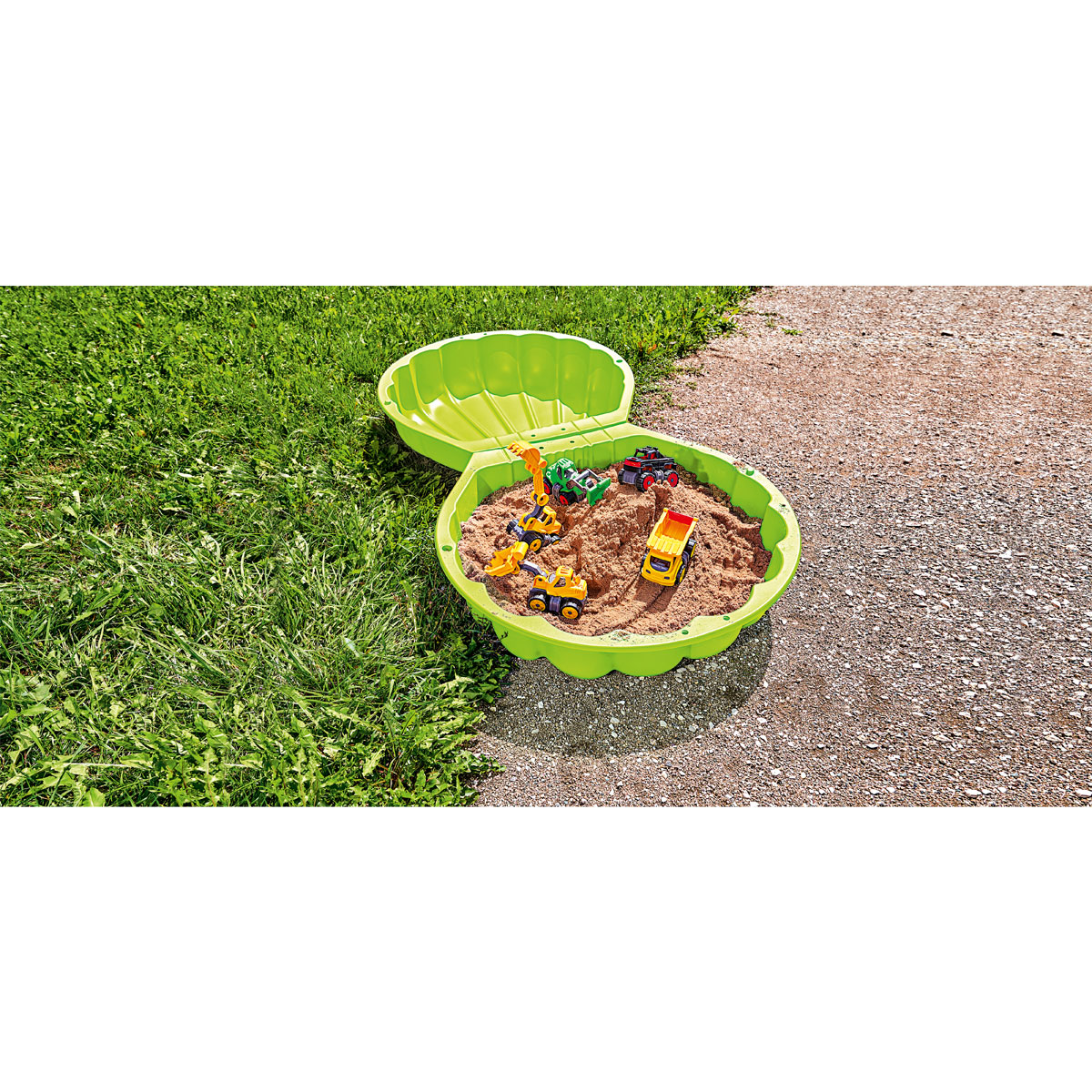 BIG Sand- und Wassermuschel grün Bild 2