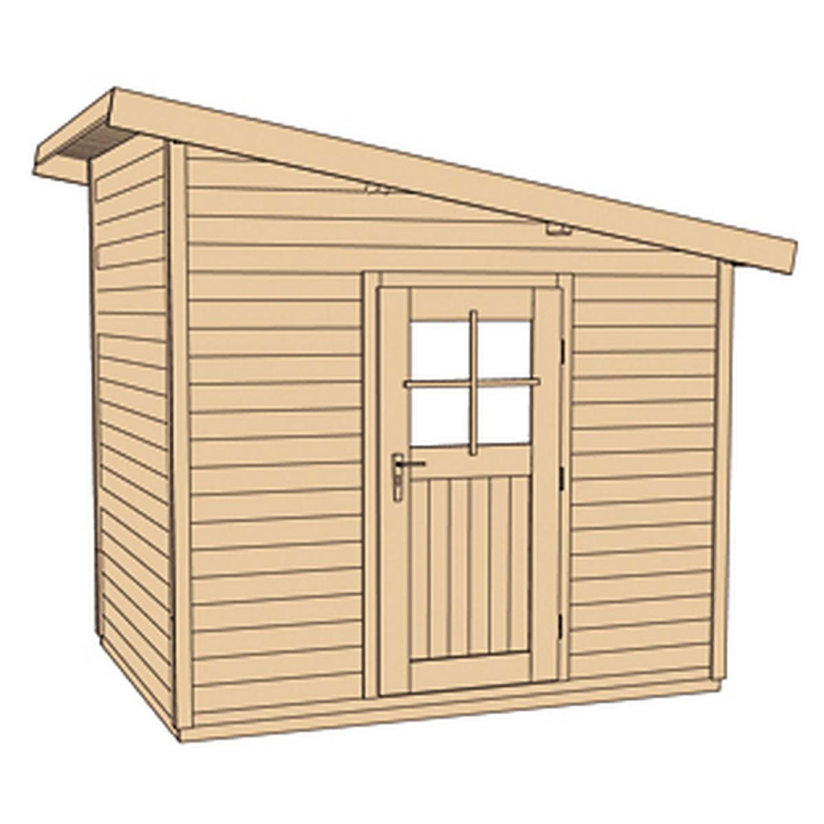 Weka Gartenhaus 260 Größe 1/2 300 x 235 x 260 cm Bild 3