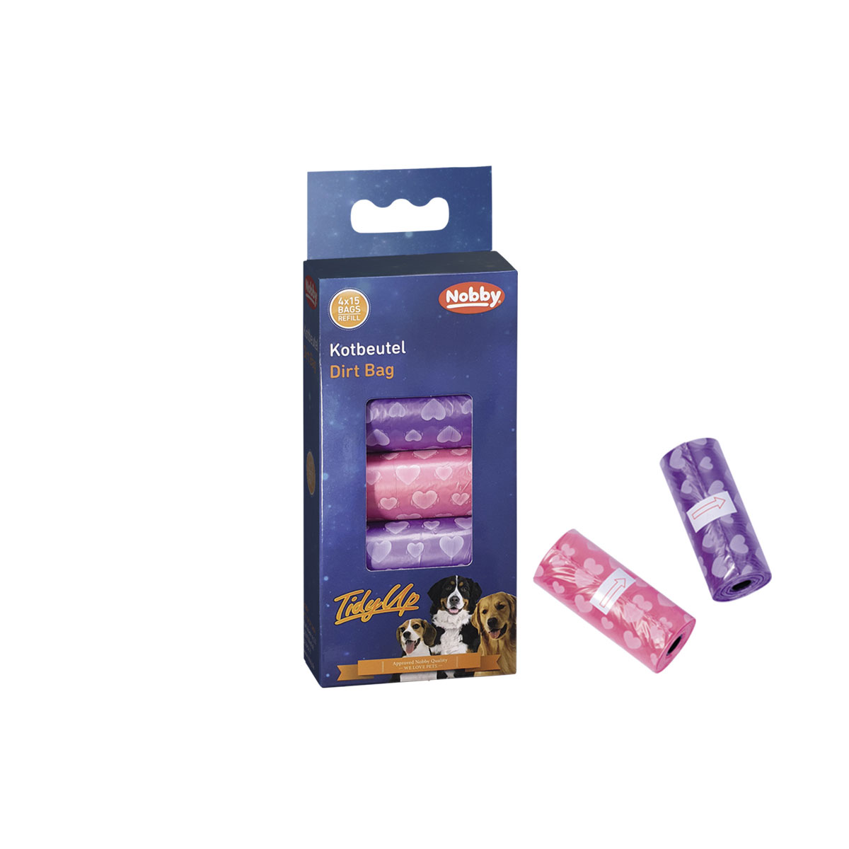 Kotbeutel TidyUp Herzchendruck