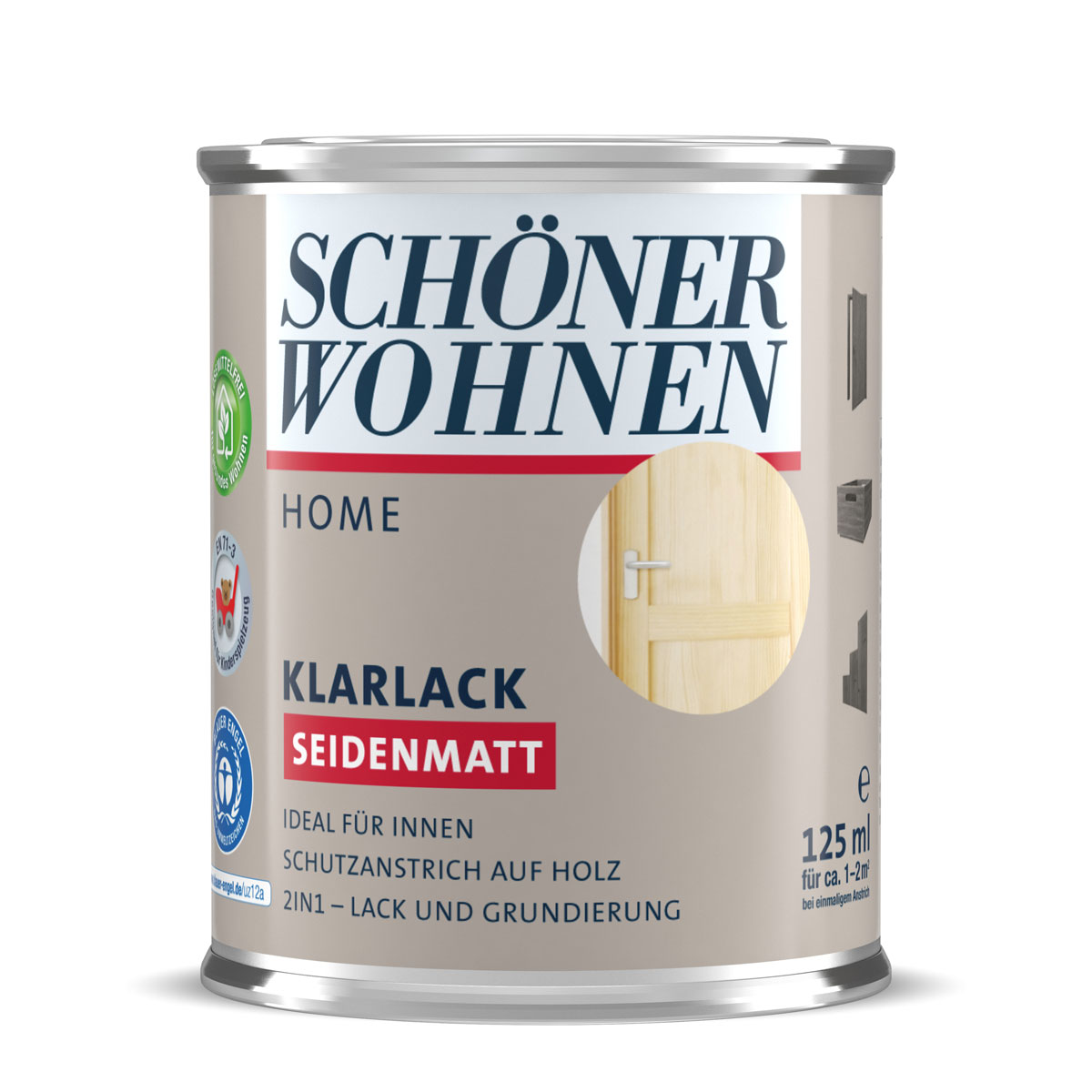 Schöner Wohnen Farbe Klarlack Home seidenmatt 125 ml