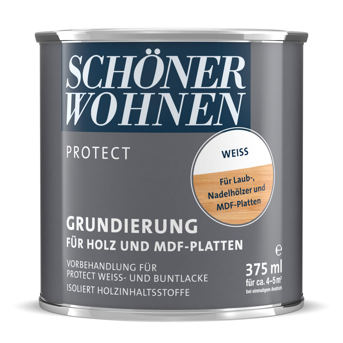 Schöner Wohnen Farbe Grundierung Protect für Holz weiß 375 ml