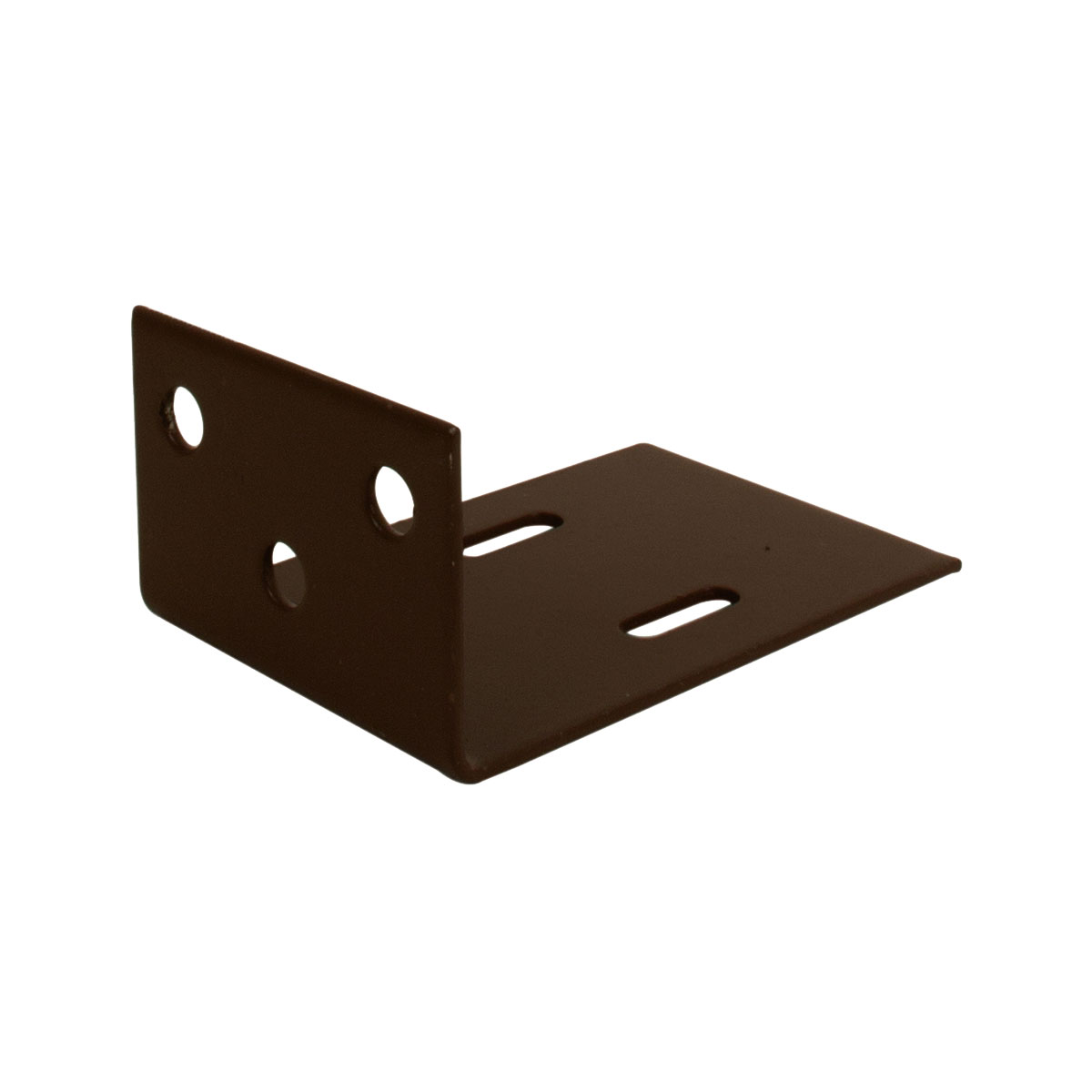 TETZNER & JENTZSCH Zaunserie „SHANGHAI“, Befestigungs-Set, braun, Paket mit 6 Winkeln, 30 Schrauben