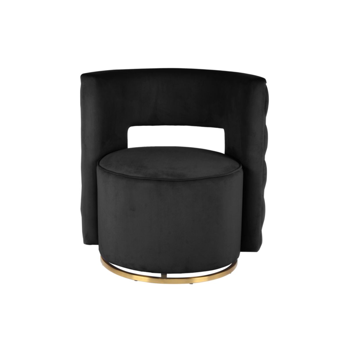 Sessel Drehsessel Beverly 125 schwarz gold Bild 3