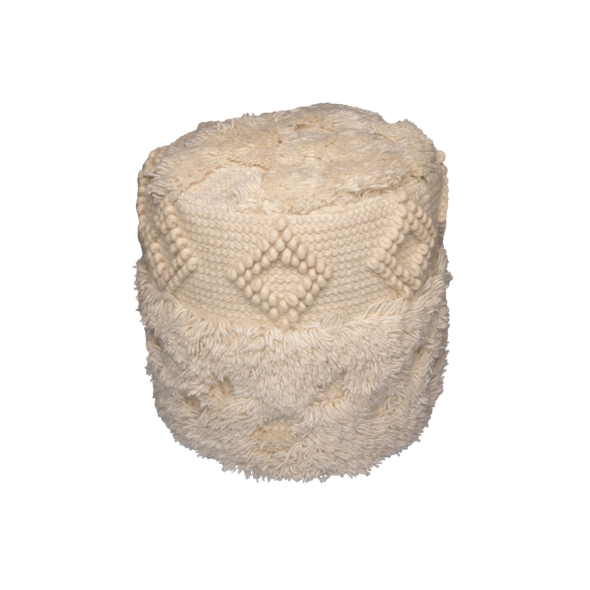 Pouf Hocker Bohist 125 Natural 35x35cm Bild 2