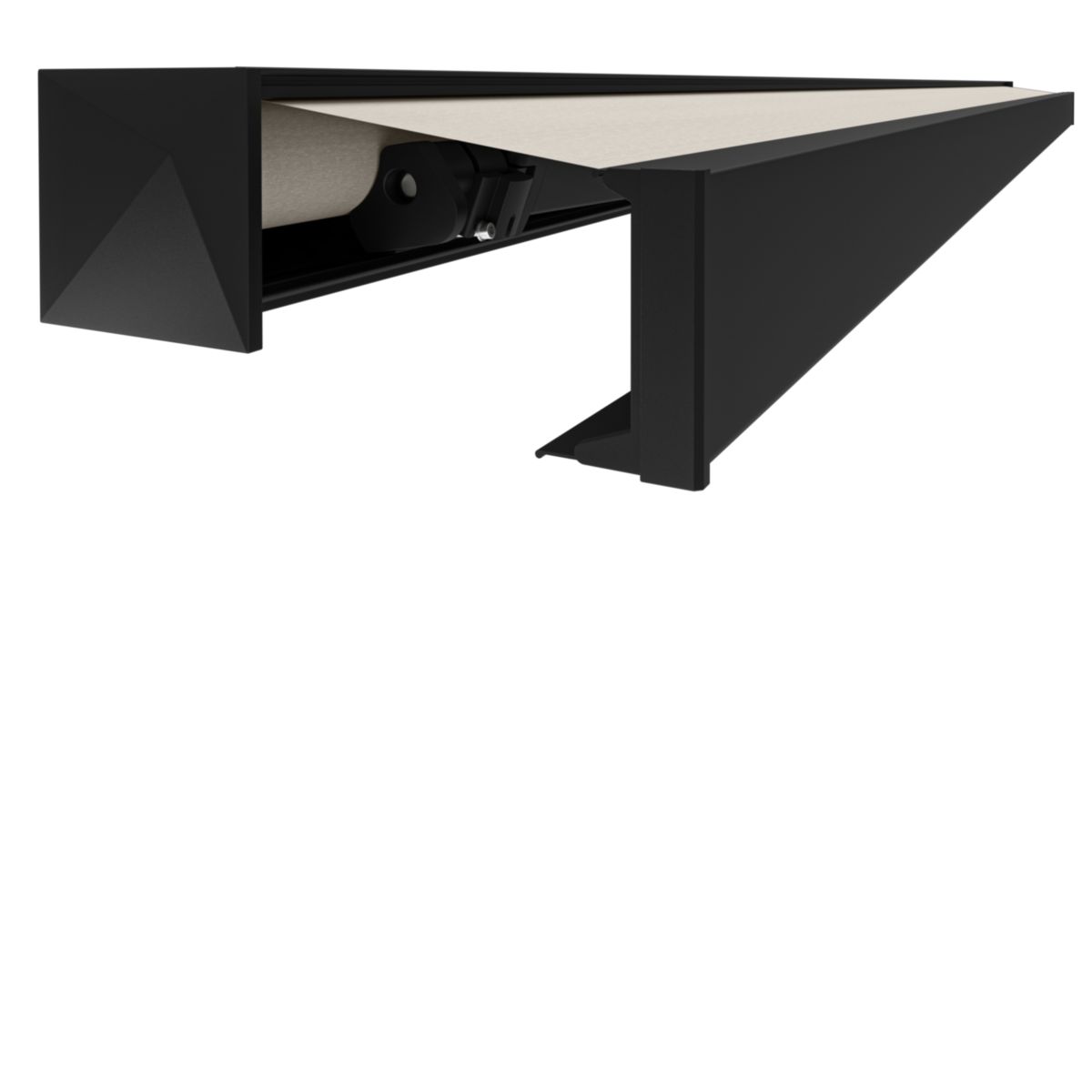 Durabil Vollkassettenmarkise Calima anthrazit 400x300 cm, Design Sun Rays Bild 3