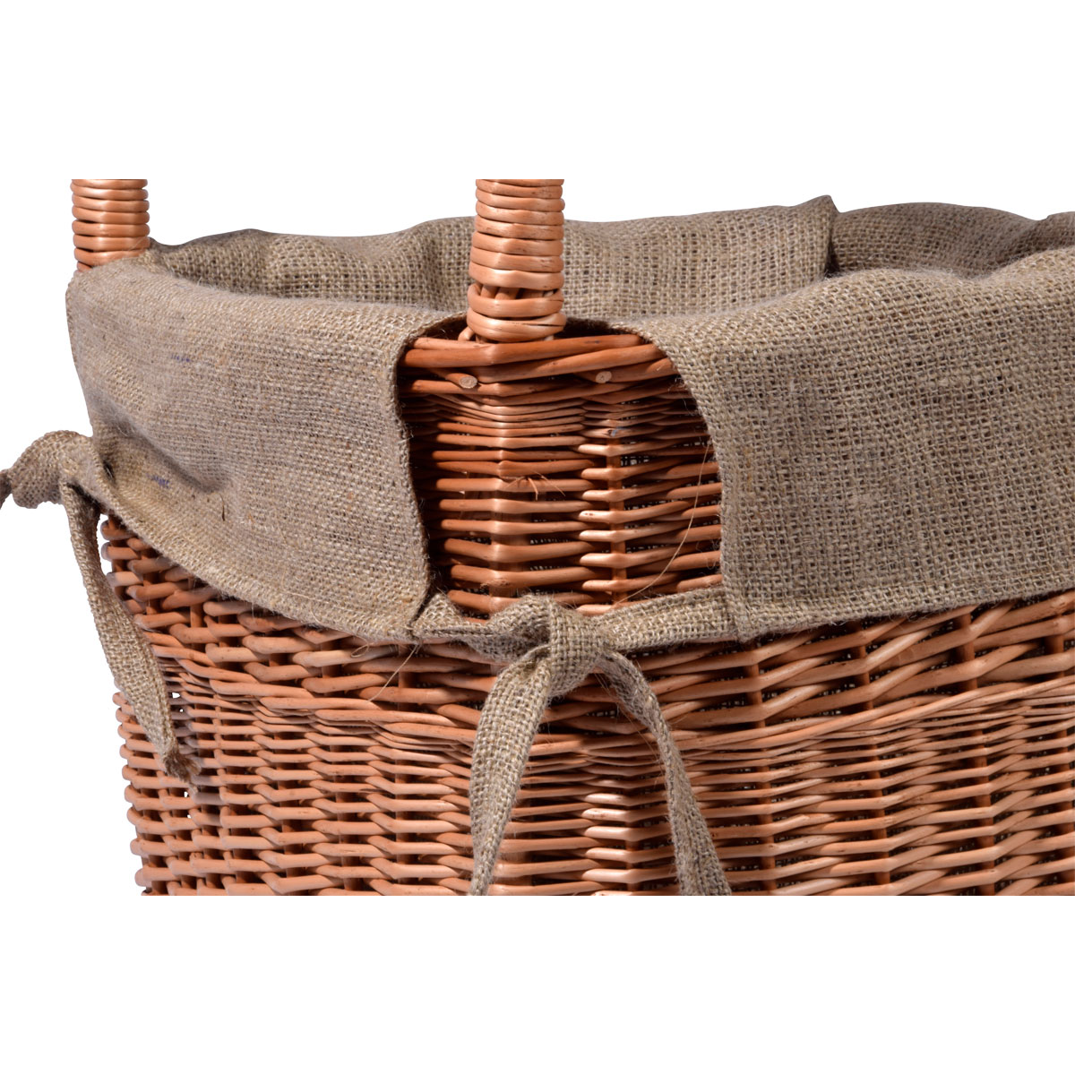 dobar Kaminholzwagen 45 x 43 x 93 cm braun Bild 5