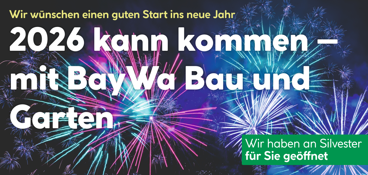 2026 kann kommen - Öffnungszeiten Silvester