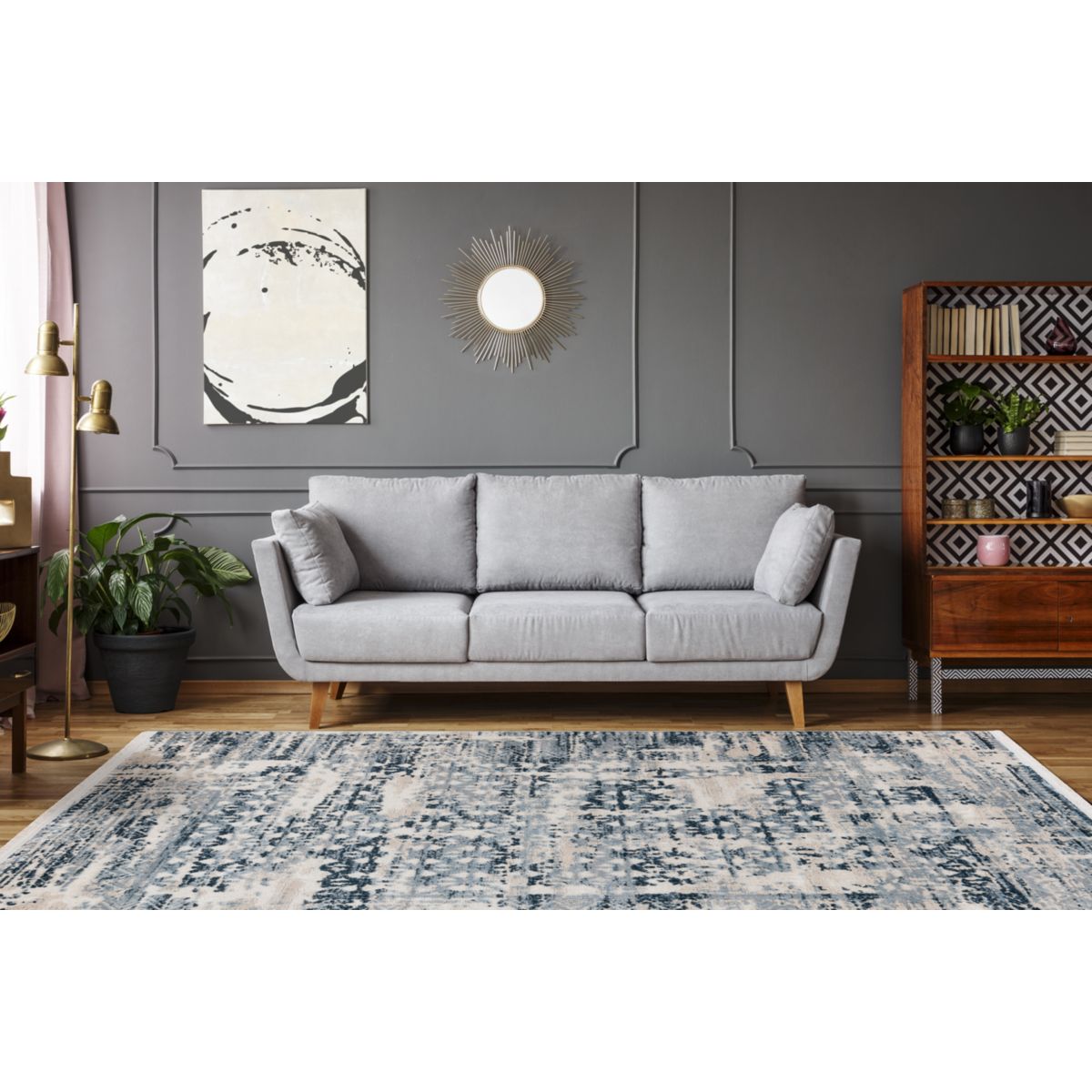 Adela 325 Blau 120 x 170 cm Bild 2