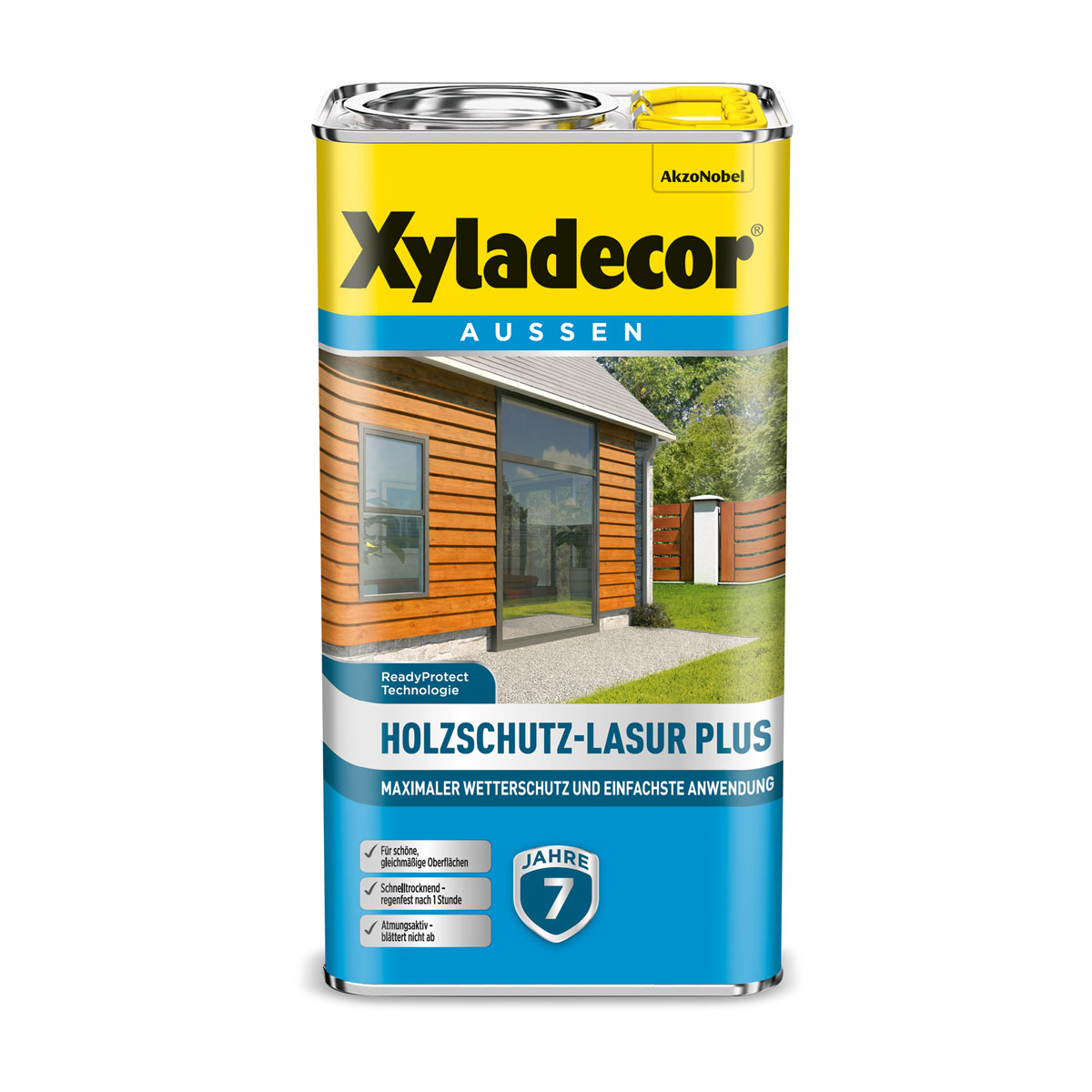 Xyladecor Holzschutz-Lasur Plus Teak 4 L
