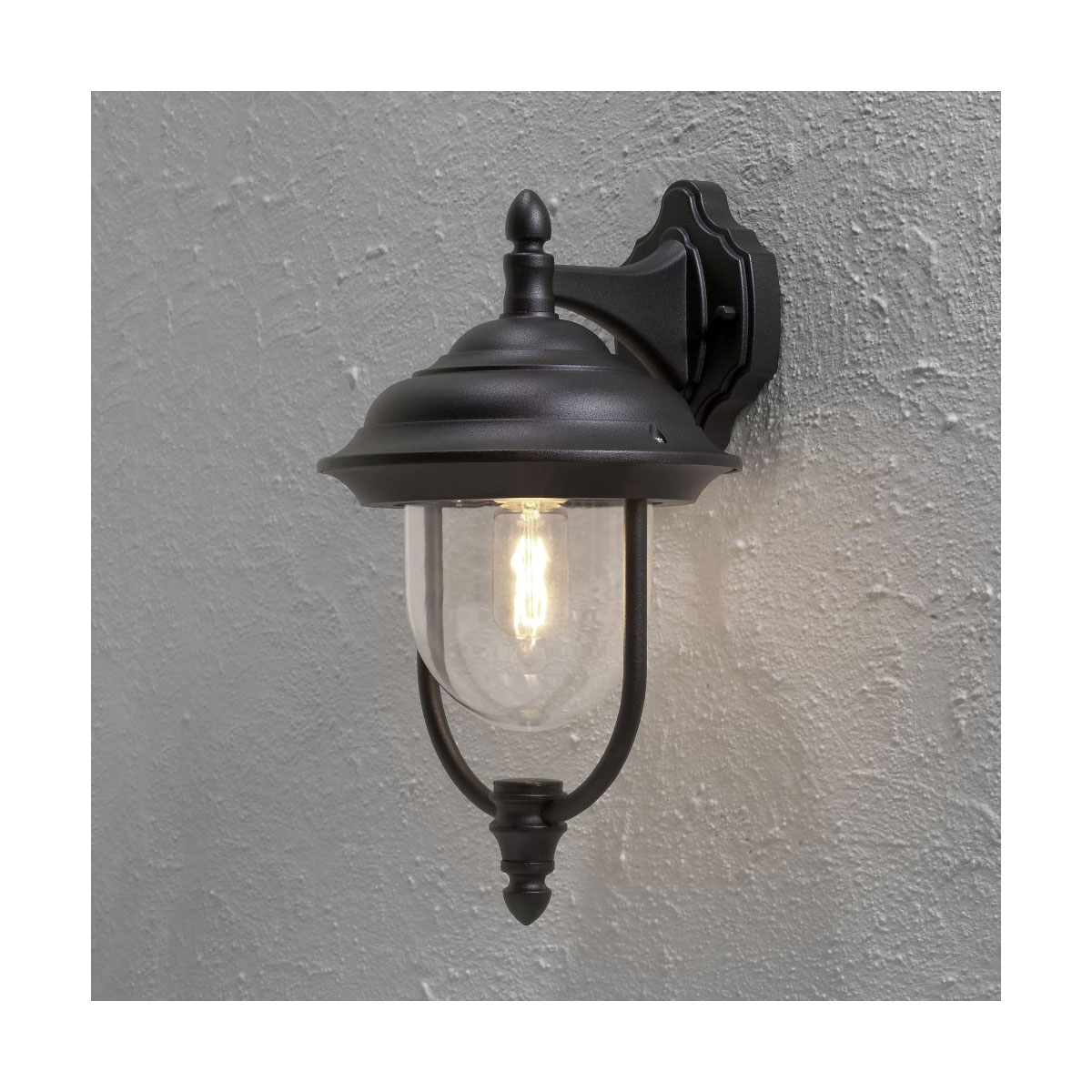 Konstsmide Außenwandleuchte Parma schwarz Bild 2