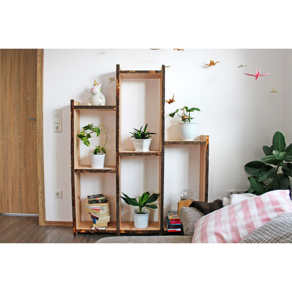 Douglasie-Massivholzbrett unbesäumt ca 120 x 20-25 cm Bild 4