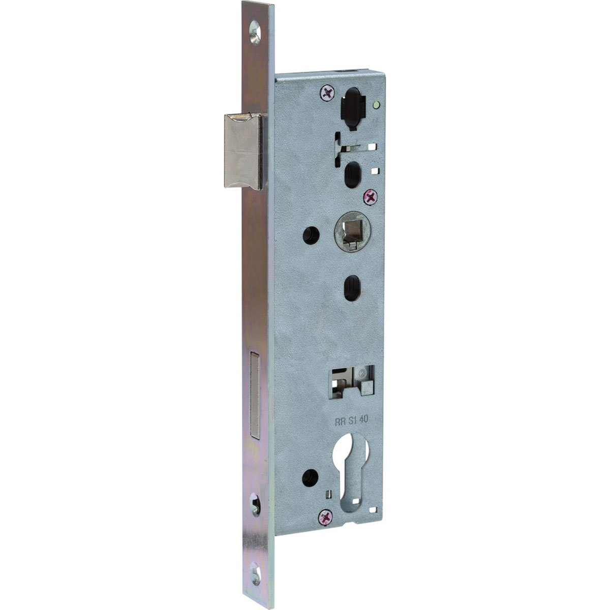 Abus Einsteckschloss für Rohrrahmentüren 24 x 245 mm käntig 459224