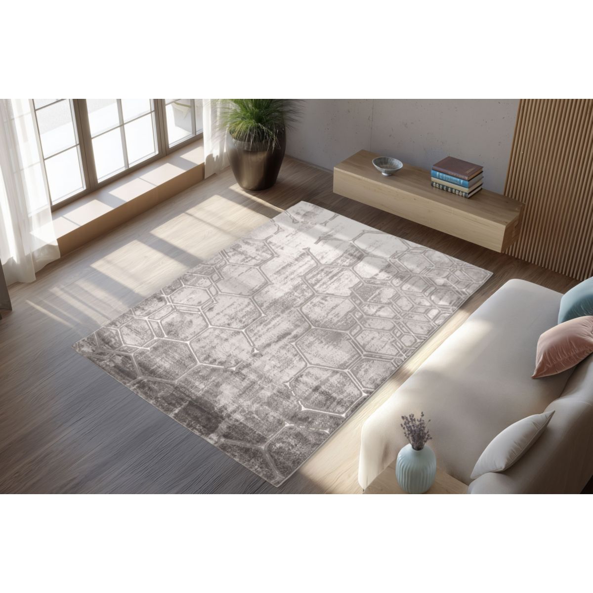 Mineral 525 Silber 120 x 170 cm Bild 3