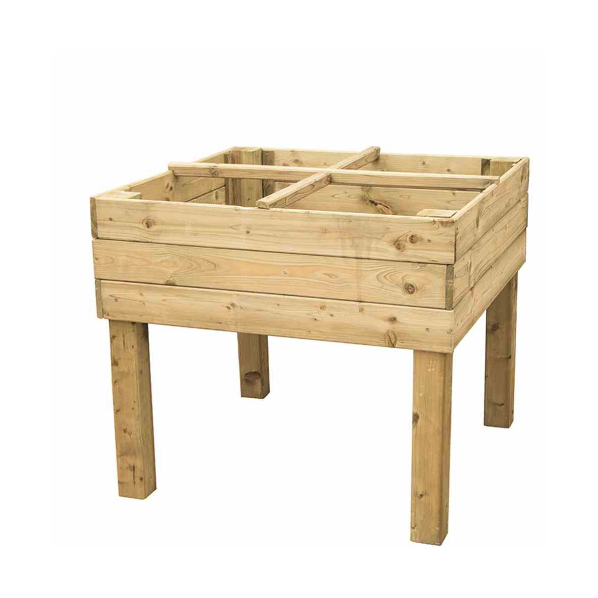 Siena Garden Hochbeet Emma 70 x 80 x 80 cm kesseldruckimprägniert inkl Geotextil Bild 1